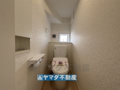 お掃除ラクラク節水トイレ