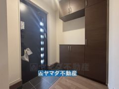 内玄関にはシューズボックス