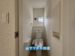 お掃除ラクラク節水トイレ