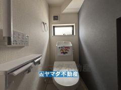 お掃除ラクラク節水トイレ