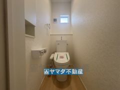 お掃除ラクラク節水トイレ