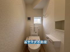 お掃除ラクラク節水トイレ