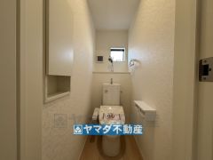 お掃除ラクラク節水トイレ