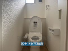 お掃除ラクラク節水トイレ