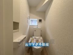 お掃除ラクラク節水トイレ