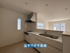 キッチンからご家族との会話ができますね。