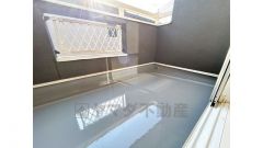 ベランダは防水塗装を行いました。