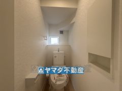 お掃除ラクラク節水トイレ