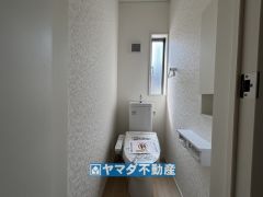 お掃除ラクラク節水トイレ