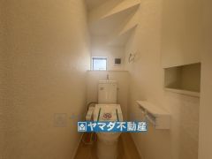 お掃除ラクラク節水トイレ