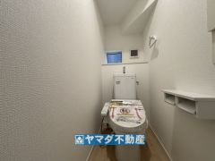 お掃除ラクラク節水トイレ