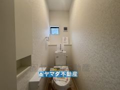 お掃除ラクラク節水トイレ