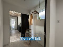 室内干しもできるランドリールーム