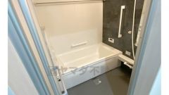 浴槽にはベンチスペースがあるので半身浴やお子様も座ることができ安心快適です