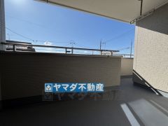 広々バルコニー