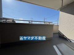 広々バルコニー