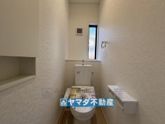 お掃除ラクラク節水トイレ