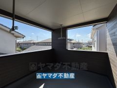広々バルコニー