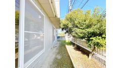 リフォーム中　植栽は伐採予定です