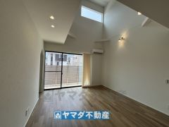 吹抜けのリビング