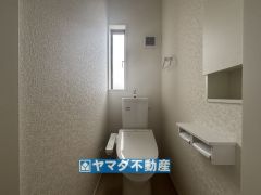 お掃除ラクラク節水トイレ