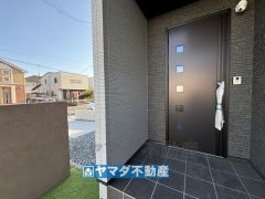 セキュリティーが整った玄関