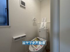 お掃除ラクラク節水トイレ