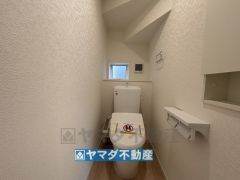 お掃除ラクラク節水トイレ