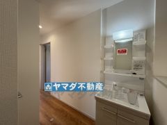 2階廊下の洗面台