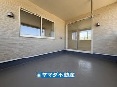 広々としたバルコニー