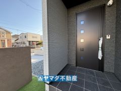 セキュリティーが整った玄関