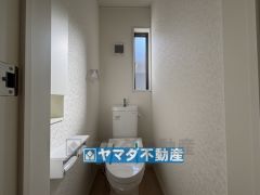 お掃除ラクラク節水トイレ