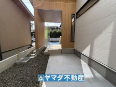 玄関横には土間があります