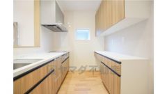 お子様の様子を見ながら料理ができる対面キッチン