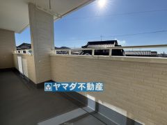 広々バルコニー