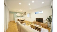 北欧スタイルのリビング