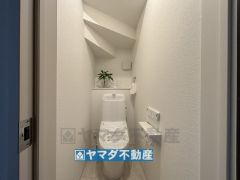 お掃除ラクラク節水トイレ