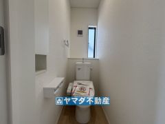 お掃除ラクラク節水トイレ