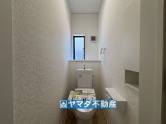 お掃除ラクラク節水トイレ