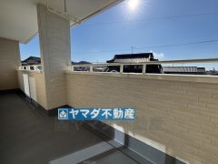 広々バルコニー