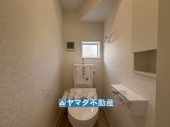 お掃除ラクラク節水トイレ