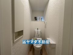 お掃除ラクラク節水トイレ