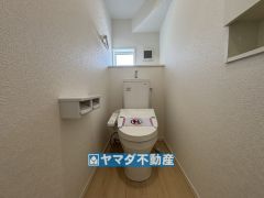 お掃除ラクラク節水トイレ