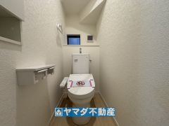 お掃除ラクラク節水トイレ