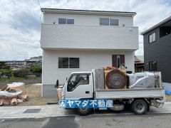 2号棟ケイミュー外壁は汚れが付きにくい効果を併せ持つ特徴があります。