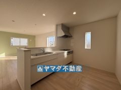 キッチンからご家族との会話ができますね。