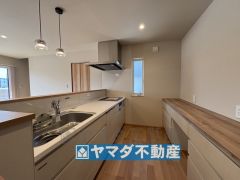 大容量のシステムキッチン