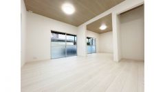 リフォーム済　17帖のリビング