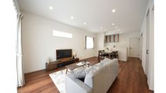 日当たりもよく外からの目線が気にならない2階リビング