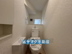 お掃除ラクラク節水トイレ